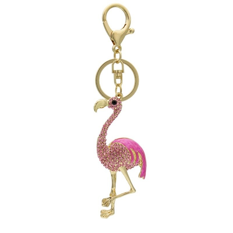 Cristal Flamingo - Chaveiro