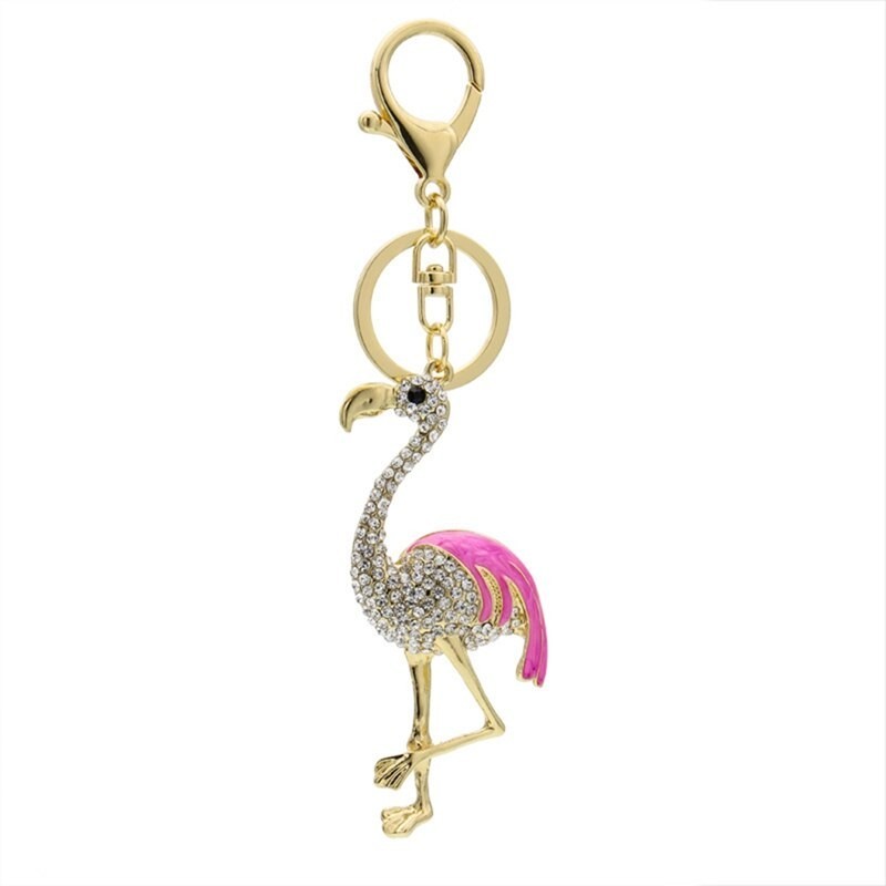 Cristal Flamingo - Chaveiro