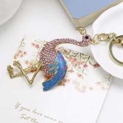 Cristal Flamingo - Chaveiro