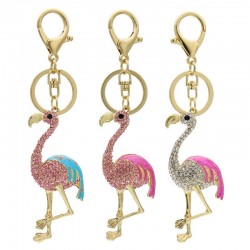 Cristal Flamingo - Chaveiro