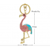 Cristal Flamingo - Chaveiro
