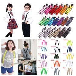 Suspenders Clip-on - Elástico Y-Shape Suportes Ajustáveis - Unisex