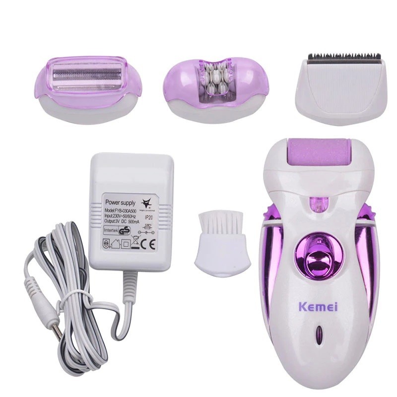 4 in 1 Rechargeable electric epilator - shaver - trimmerShaving 4 in 1 Rechargeable electric epilator - shaver - trimmerShaving