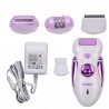 4 em 1 Epilador elétrico recarregável - barbeador - trimmer