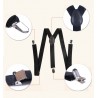 Suspenders Clip-on - Elástico Y-Shape Suportes Ajustáveis - Unisex