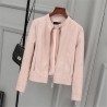 Leather jacket with zipperJackets