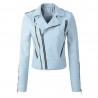 Soft leather jacket with zippersJackets