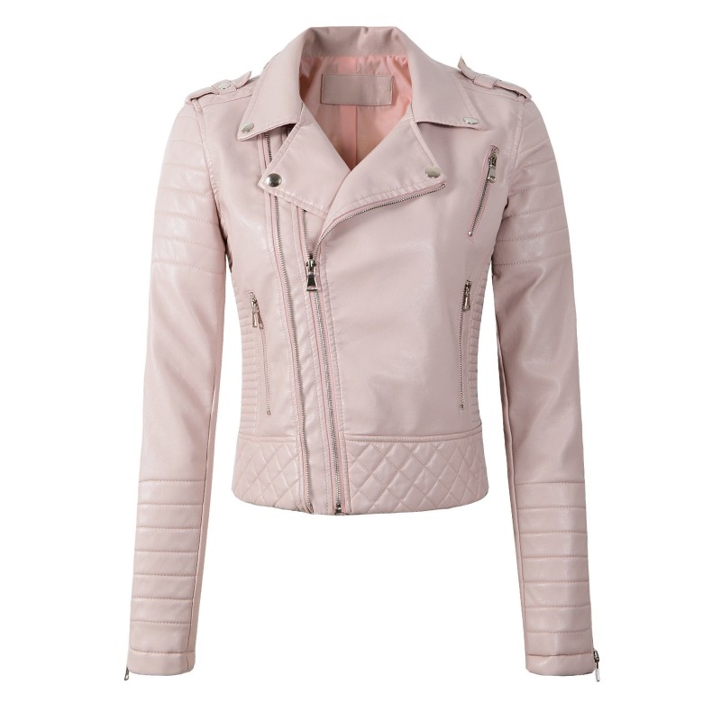 Soft leather jacket with zippersJackets