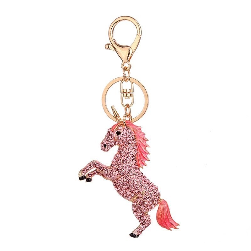 Unicórnio de cristal - chaveiro