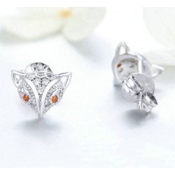 Little crystal fox stud earringsEarrings