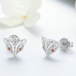 Little crystal fox stud earringsEarrings