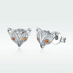 Little crystal fox stud earringsEarrings