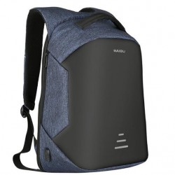 Mochila anti-roubo com carregamento USB - impermeável - saco portátil de 15,6 polegadas