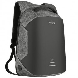 Mochila anti-roubo com carregamento USB - impermeável - saco portátil de 15,6 polegadas