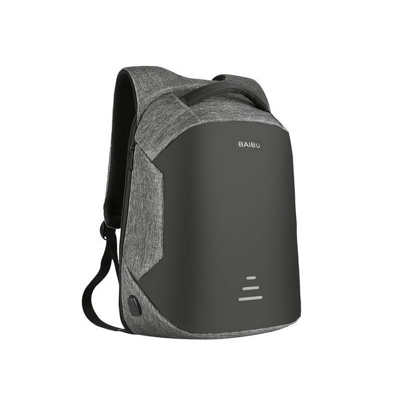 Mochila anti-roubo com carregamento USB - impermeável - saco portátil de 15,6 polegadas