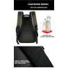 Mochila de viagem impermeável anti-roubo - 15,6" polegadas Laptop saco com carregamento USB