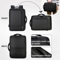 Mochila de viagem impermeável anti-roubo - 15,6" polegadas Laptop saco com carregamento USB