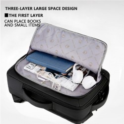 Mochila de viagem impermeável anti-roubo - 15,6" polegadas Laptop saco com carregamento USB