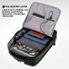 Mochila de viagem impermeável anti-roubo - 15,6" polegadas Laptop saco com carregamento USB