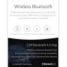UFO - levitação magnética - alto-falante sem fio estéreo Bluetooth - lâmpada de moda