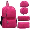 Mochila de nylon impermeável 5 pcs set