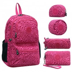 Mochila de nylon impermeável