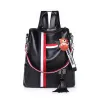 Moda mochila retro e bolsa com borlas