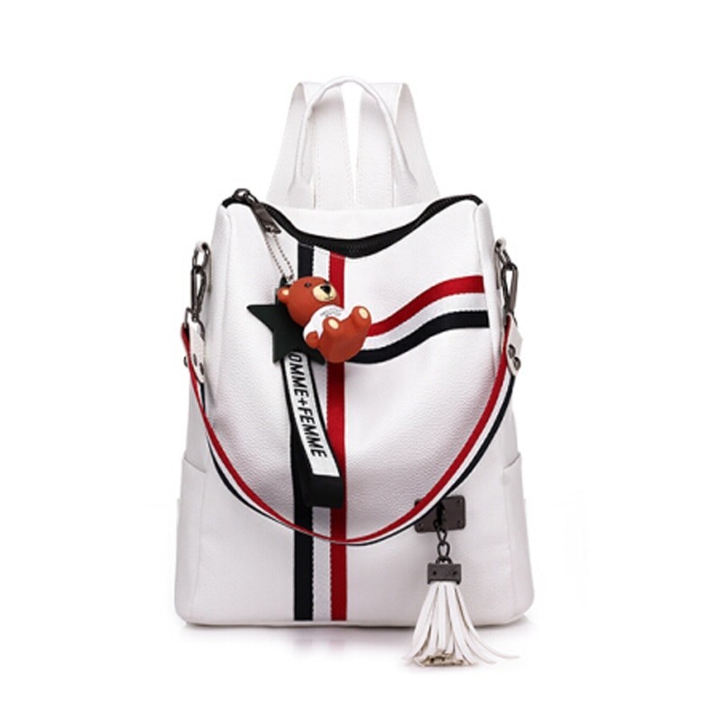 Fashion retro backpack & handbag with tasselsHandbags