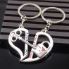 Heart & key - keychain 2 pcsKeyrings