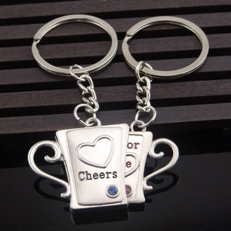 Saúde para o amor - chaveiro 2 pcs