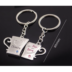 Saúde para o amor - chaveiro 2 pcs
