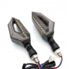 12 LED - universal caber motocicleta acender luzes de sinal para Harley Cruiser Honda Kawasaki BMW Yamaha 2 pcs