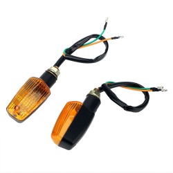 Motocicleta LED acende luzes de sinal DC 12V - indicadores 2 pcs