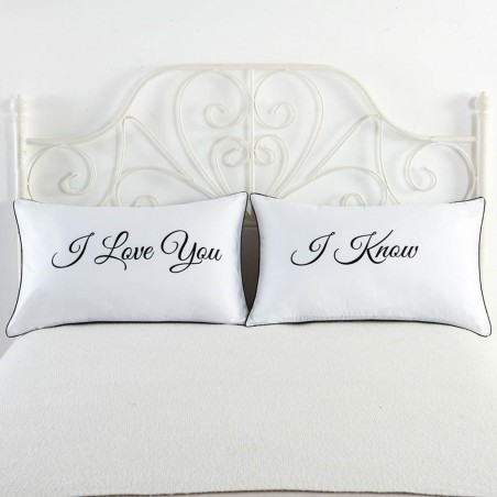 Casa de travesseiro Mr & Mrs para casais 48 * 74cm 2 pcs