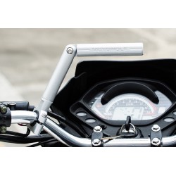 Suporte de telefone ajustável multifunções para motocicleta 22mm
