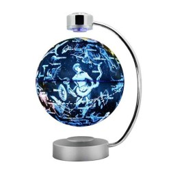 Levitação magnética - globo flutuante eletrônico com LED