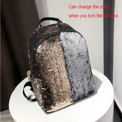 Mochila de Glitter com lantejoulas de mudança de cor