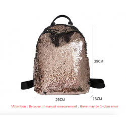 Mochila de Glitter com lantejoulas de mudança de cor