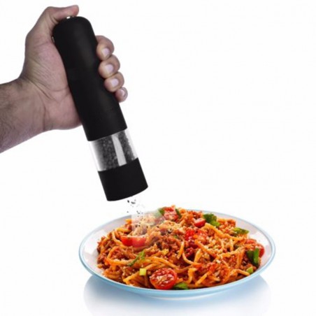 Moedor de pimenta elétrica e sal com LED