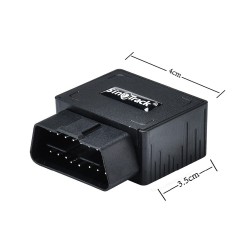 Mini plug & play OBD GPS tracker - GSM OBDII vehicle tracking device - 16 PIN interface with software & appGPS trackers