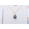 Luxury gold necklace with pearl 45cmNecklaces