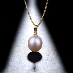 Elegant gold necklace with pearl & earringsJewellery Sets