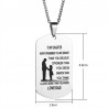 To My Son & To My Daughter - stainless steel necklaceNecklaces