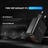USB dual inteligente - Adaptador de carregamento digital conduzido para iPhone Samsung Xiaomi - plug UE
