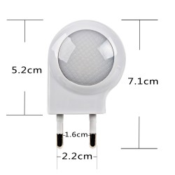 Led - luz de parede mini com carregador USB - plug UE