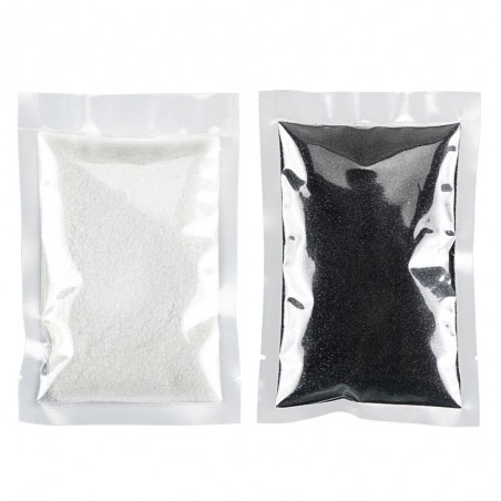50g - pó acrílico de brilho de metal 100g