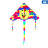 Triângulo sorrindo rosto - kite 80 cm