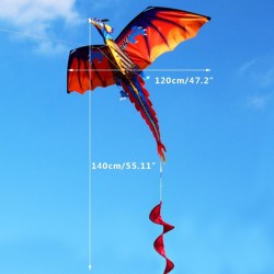 3D dragon kite with tail & line 100mKites