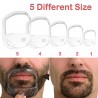 Kit de preparação Beard - 5 tamanhos - conjunto com saco - 5 peças