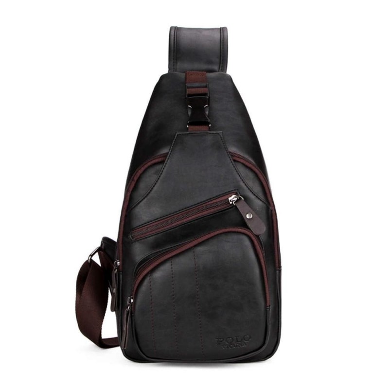Moda saco de ombro POLO - mochila de couro